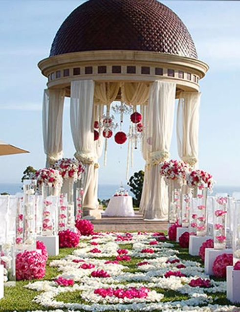 Stunning White and Pink Floral Decor for Your Destination Wedding at City Park Hotel, a Premier Wedding Venue in Delhi